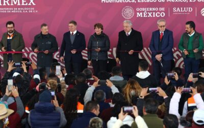 Megafarmacia del Bienestar es real, Presidente López Obrador y Gobernadora Delfina Gómez inauguran la farmacia más grande del mundo