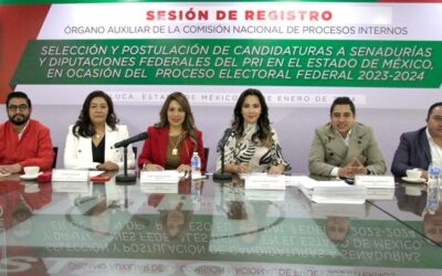 Registra PRI Del Estado De México A Aspirantes Al Senado Y Diputaciones Federales