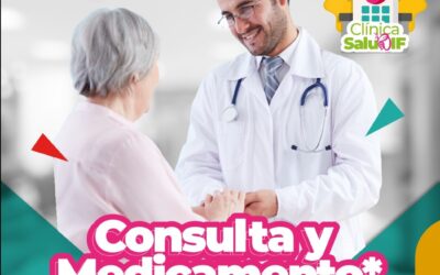 Ofrecen clínicas saluDIF mil 469 consultas gratuitas semanales.