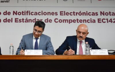 Fortalecen GEM y Notariado mexiquense el Estado de Derecho