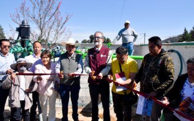 Beneficia Gobierno de Delfina Gómez a más de 8 mil mexiquenses; Secretaría del Agua inaugura obras en Timilpan y Jocotitlán