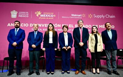 Gobernadora Delfina Gómez y Walmart anuncian inversión por mil 253 millones de pesos en el Estado de México