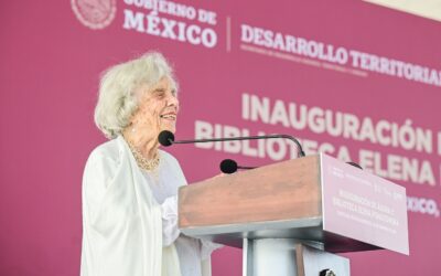 Inaugura Sedatu y Edomex espacio cultural en homenaje a Elena Poniatowska