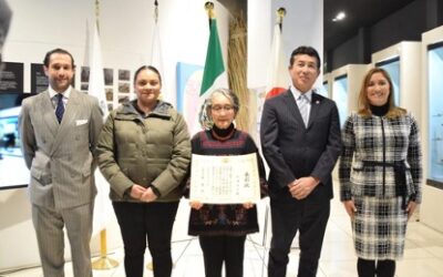 En San Mateo Atenco reconoce el gobierno del Japón a la Dra. Yoko Sugiura Yamamoto